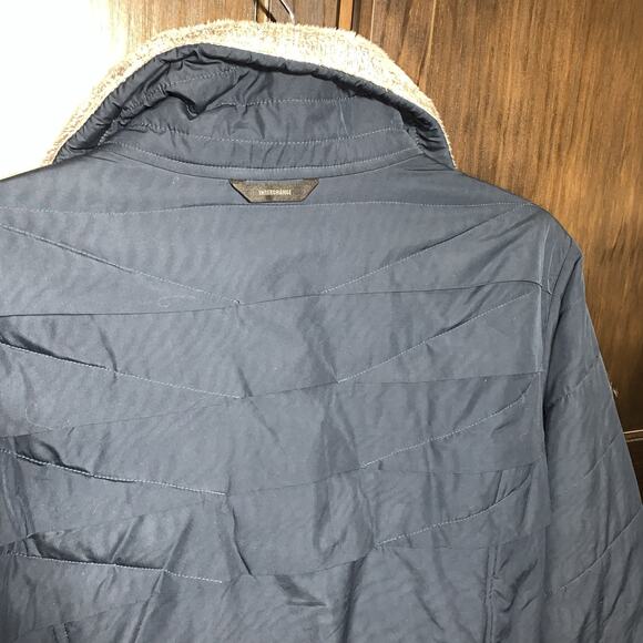 Columbia Jacket Women’s Large Navy Blue Omni-Heat Interchange Insulated Quilted - Picture 4 of 14